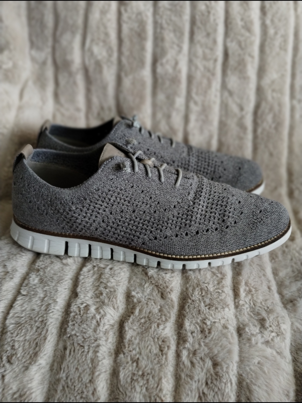 Cole Haan GrandPro Knit Sneakers Men’s 12M Gray Comfort Lightweight Casual Shoes